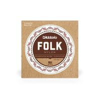 Набор струн D'ADDARIO EJ32C FOLK NYLON Ball End Silver Wound / Clear Treble